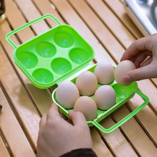 Portable Egg Storage Box – 6/12 Grid Options for Camping, Picnic, and BBQ - Image 3