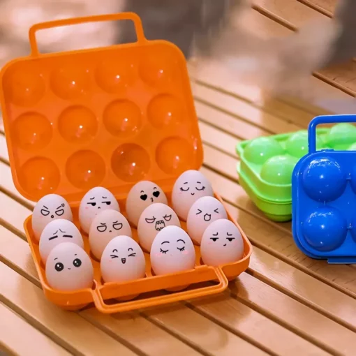 Portable Egg Storage Box – 6/12 Grid Options for Camping, Picnic, and BBQ - Image 2