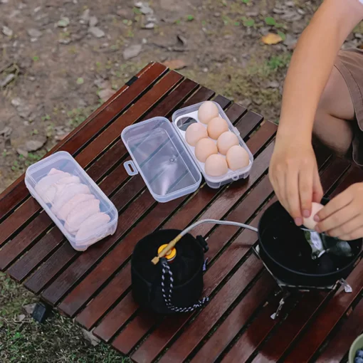 Shockproof Portable Egg Holder – 3/4/8 Grids Transparent Kitchen Container - Image 6