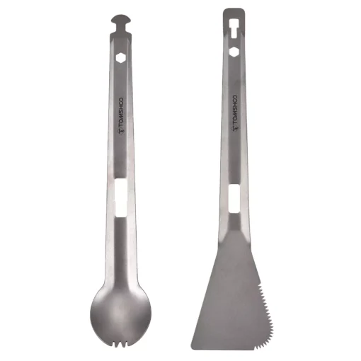 Titanium Multi-Use Camping Utensil Set - Image 6