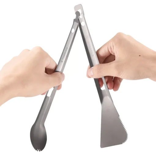 Titanium Multi-Use Camping Utensil Set - Image 5