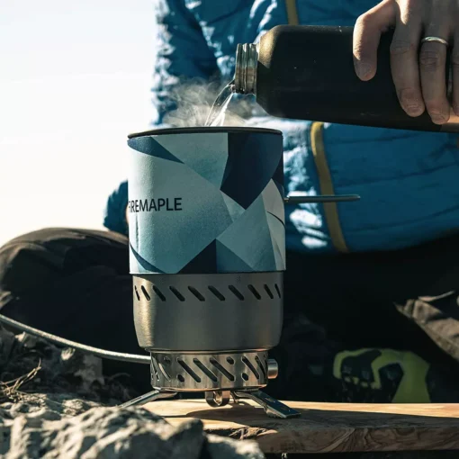 Compact Windproof Heat Exchanger Camping Stove System - Image 2