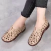 Summer Floral Women’s Sandals – Comfortable Slip-On Flats