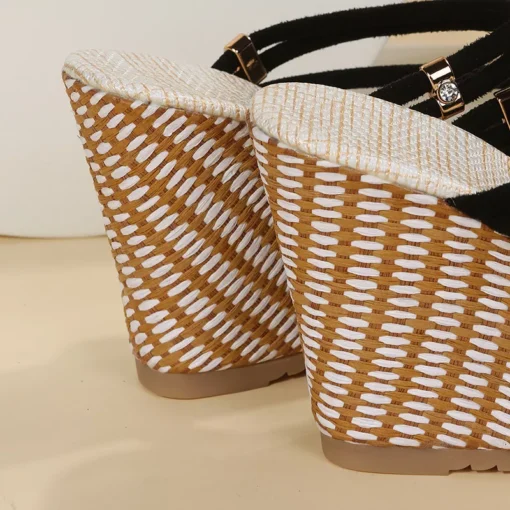 Elegant Summer Platform Wedge Sandals - Image 8