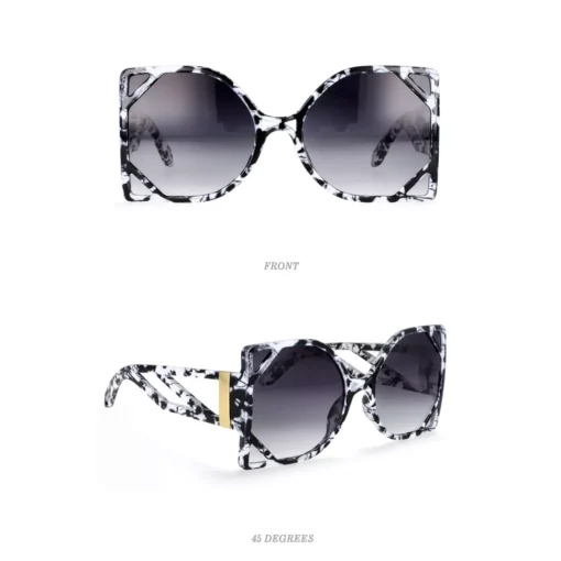 Oversized Square Luxury Sunglasses – Women’s Vintage UV400 Shades - Image 4
