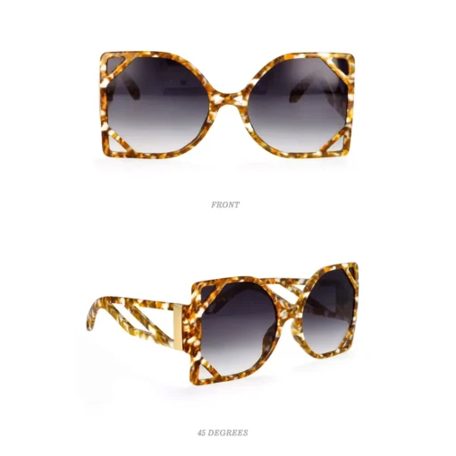 Oversized Square Luxury Sunglasses – Women’s Vintage UV400 Shades - Image 5