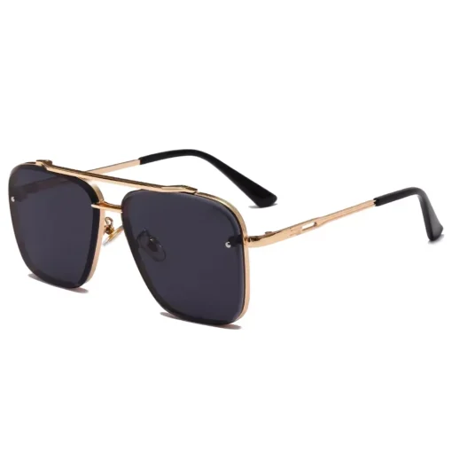 Classic Vintage Square Sunglasses – Luxury UV400 Metal Frame Shades for Men and Women - Image 10