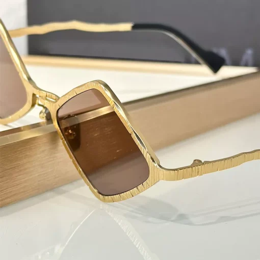 Alloy Rhombus Sunglasses UV400 Protection – Vintage Fashion Eyewear - Image 7