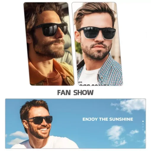 3PCS Square Polarized Sunglasses - Image 5