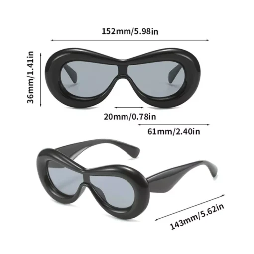 Retro Oval Sunglasses for Men and Women - Image 5
