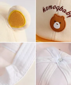 Adorable Bear Ear Baby Baseball Cap