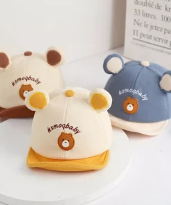 Adorable Bear Ear Baby Baseball Cap