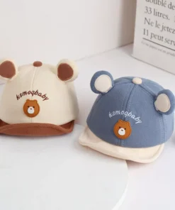 Adorable Bear Ear Baby Baseball Cap