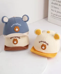 Adorable Bear Ear Baby Baseball Cap