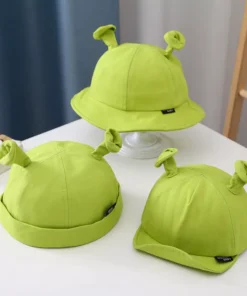 Green Cartoon Baby Hat