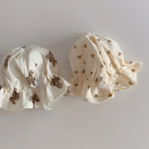 Korean Style Baby Bucket Hat - Image 5