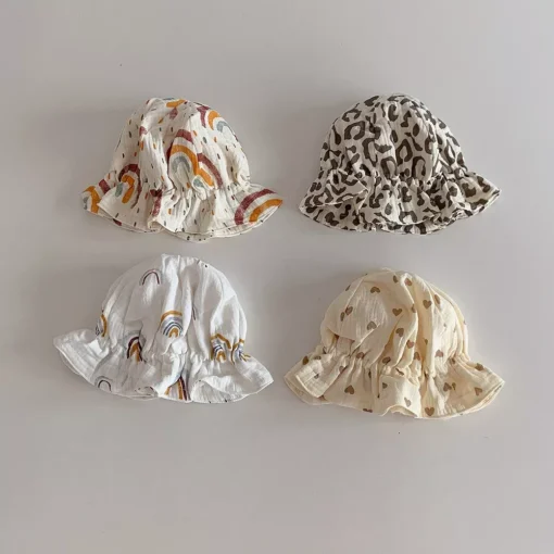 Korean Style Baby Bucket Hat - Image 3