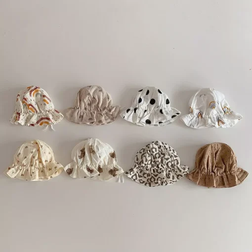 Korean Style Baby Bucket Hat - Image 7
