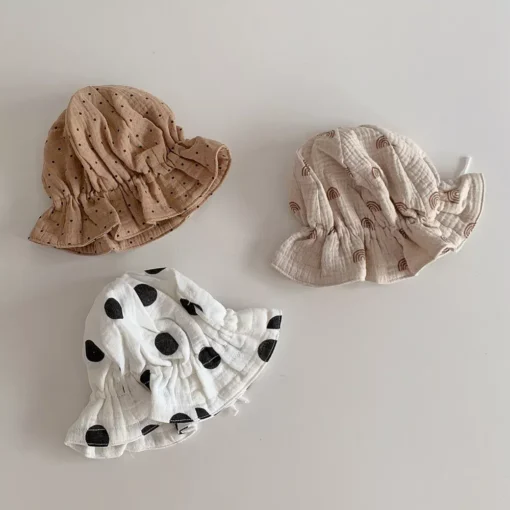 Korean Style Baby Bucket Hat - Image 4