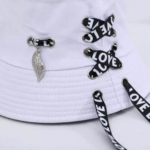 Reversible Black Bucket Hat – Unisex Summer Sun Hat for Outdoor Adventures - Image 7