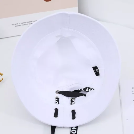 Reversible Black Bucket Hat – Unisex Summer Sun Hat for Outdoor Adventures - Image 6