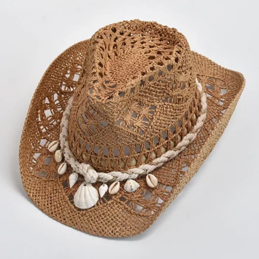 Summer Hand Woven Straw Hat for Women - Image 9