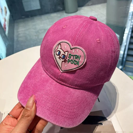 2PCS Cartoon Love Baseball Caps - Image 6