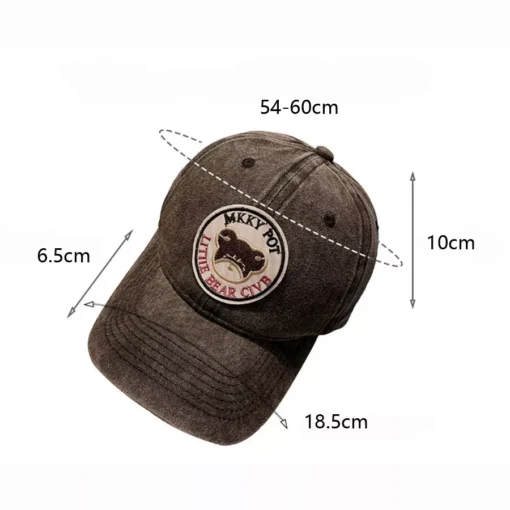 2PCS Cartoon Love Baseball Caps - Image 7