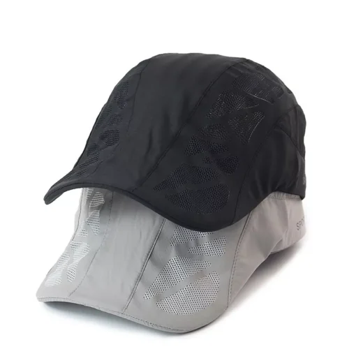 Breathable Mesh Summer Beret Cap - Image 6