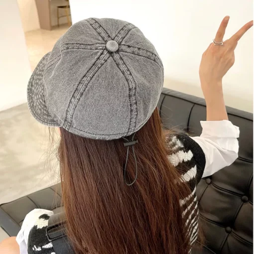 Summer Wide Brim Foldable Sunshade Fisherman Hat for Women - Image 4