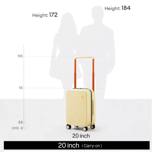 Wide Handle Travel Luggage Suitcase - Image 6