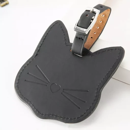Cute Cartoon Cat Luggage Tag - Image 5