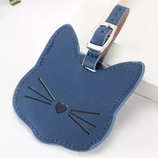 Cute Cartoon Cat Luggage Tag - Image 6