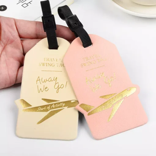 Portable PU Leather Luggage Tag - Image 6