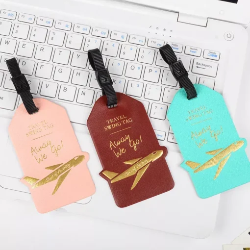 Portable PU Leather Luggage Tag - Image 5