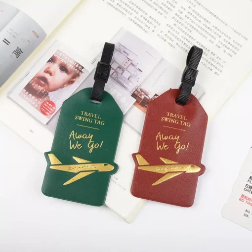 Portable PU Leather Luggage Tag - Image 7