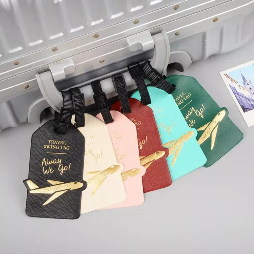 Portable PU Leather Luggage Tag - Image 3