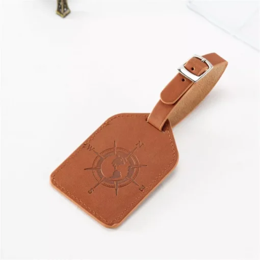 Compass Leather Luggage Tag - Image 6