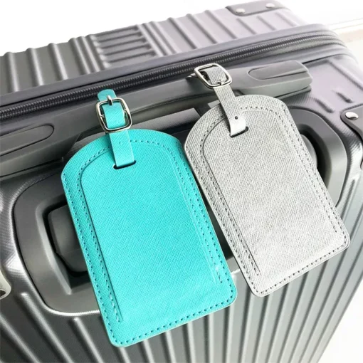 Durable PU Leather Luggage Tag – Secure Your Baggage with Style - Image 3