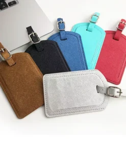 Durable PU Leather Luggage Tag – Secure Your Baggage with Style