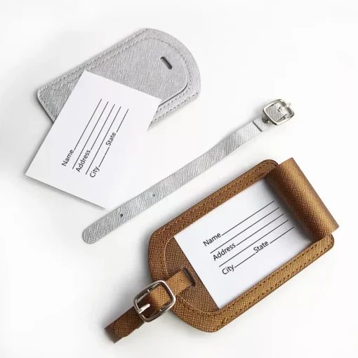 Durable PU Leather Luggage Tag – Secure Your Baggage with Style - Image 6