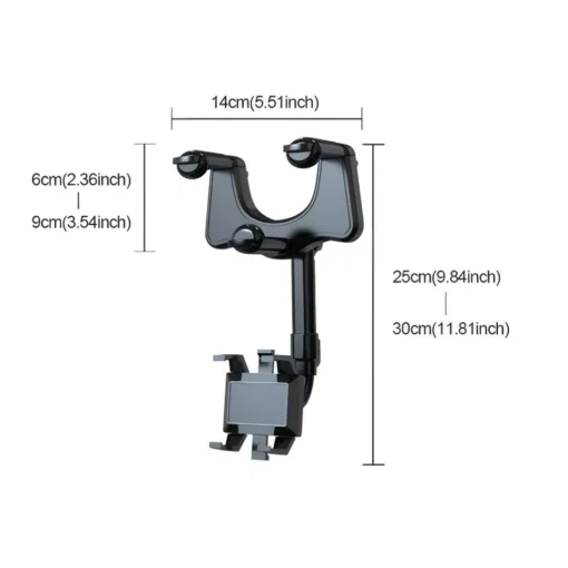 Rotatable and Retractable Car Phone Holder - Image 8