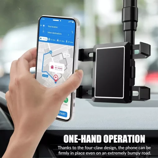 Rotatable and Retractable Car Phone Holder - Image 5