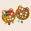 Montessori Matching Puzzle Board Game for Kids