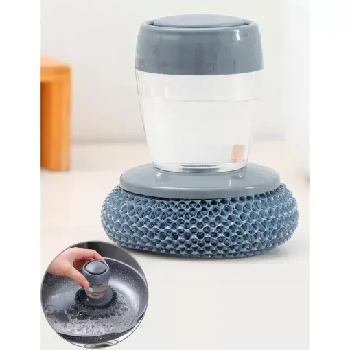 Automatic Soap Dispensing Kitchen Brush for Pans | Eco-Friendly & Powerful Cleaning Tool - Image 6