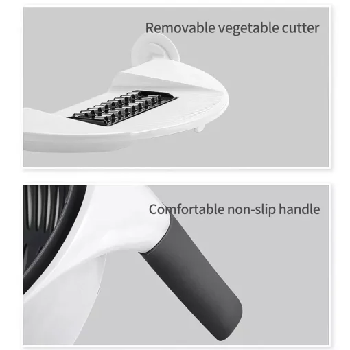 Multifunctional 9-in-1 Vegetable Slicer with Drain Basket - Image 3