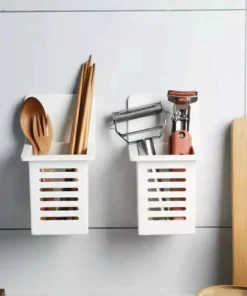 Multi-Purpose Wall-Mounted Toothbrush and Cosmetic Holder with Suction Cup