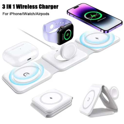 3-in-1 Magnetic Wireless Charging Stand - Image 2