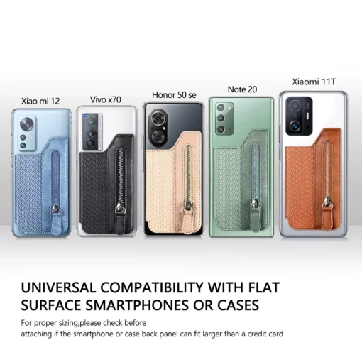 Multi-functional Phone Card Slot Holder Wallet Case - Image 4