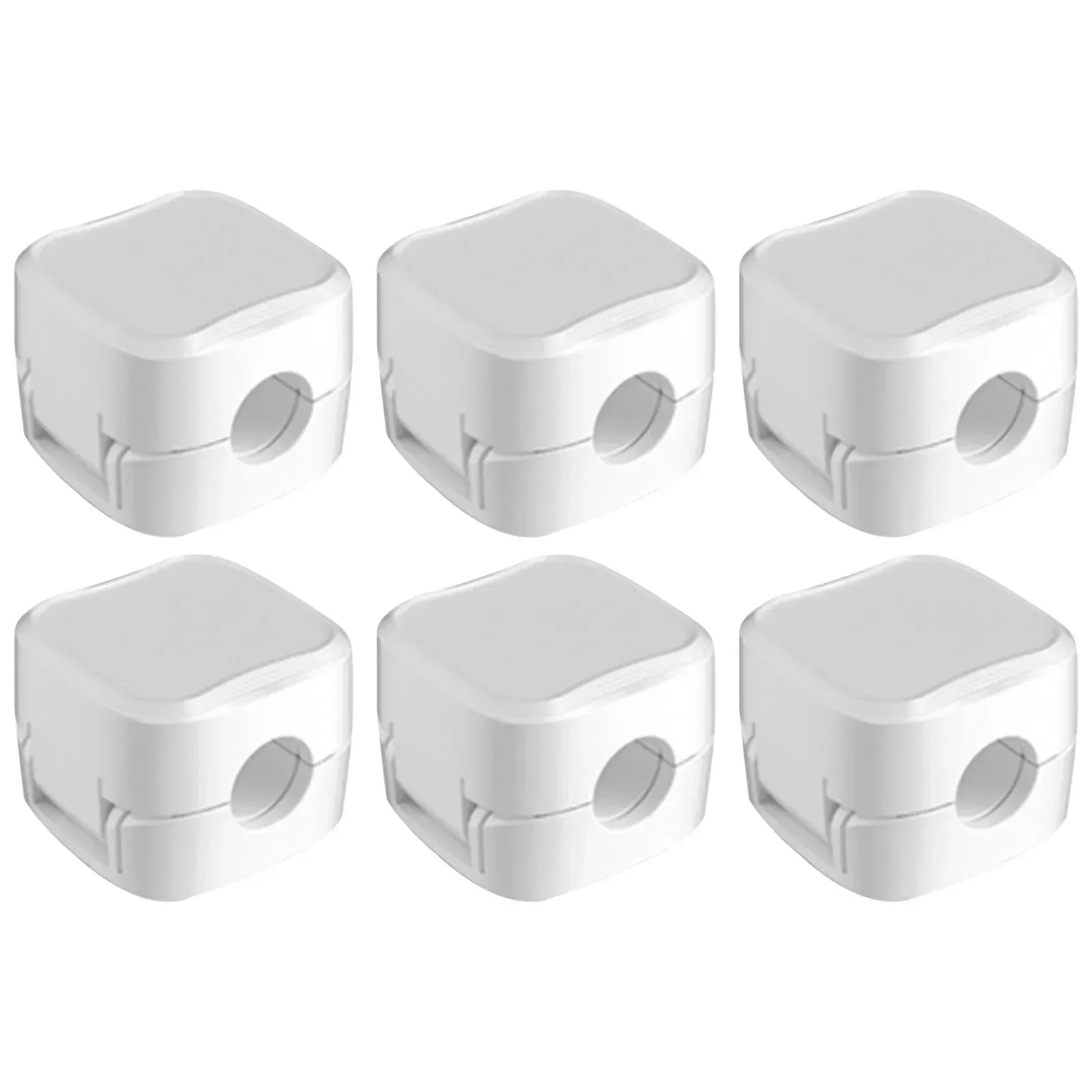 6PCS White
